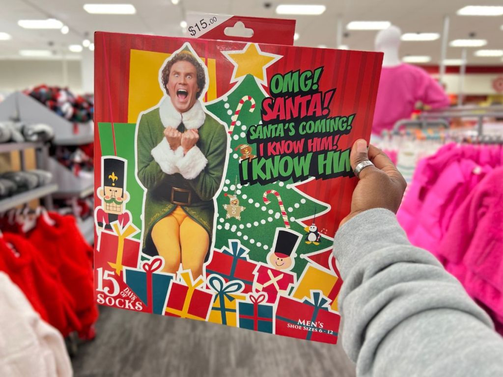 Elf 15 Days of Socks Advent Calendar at Target