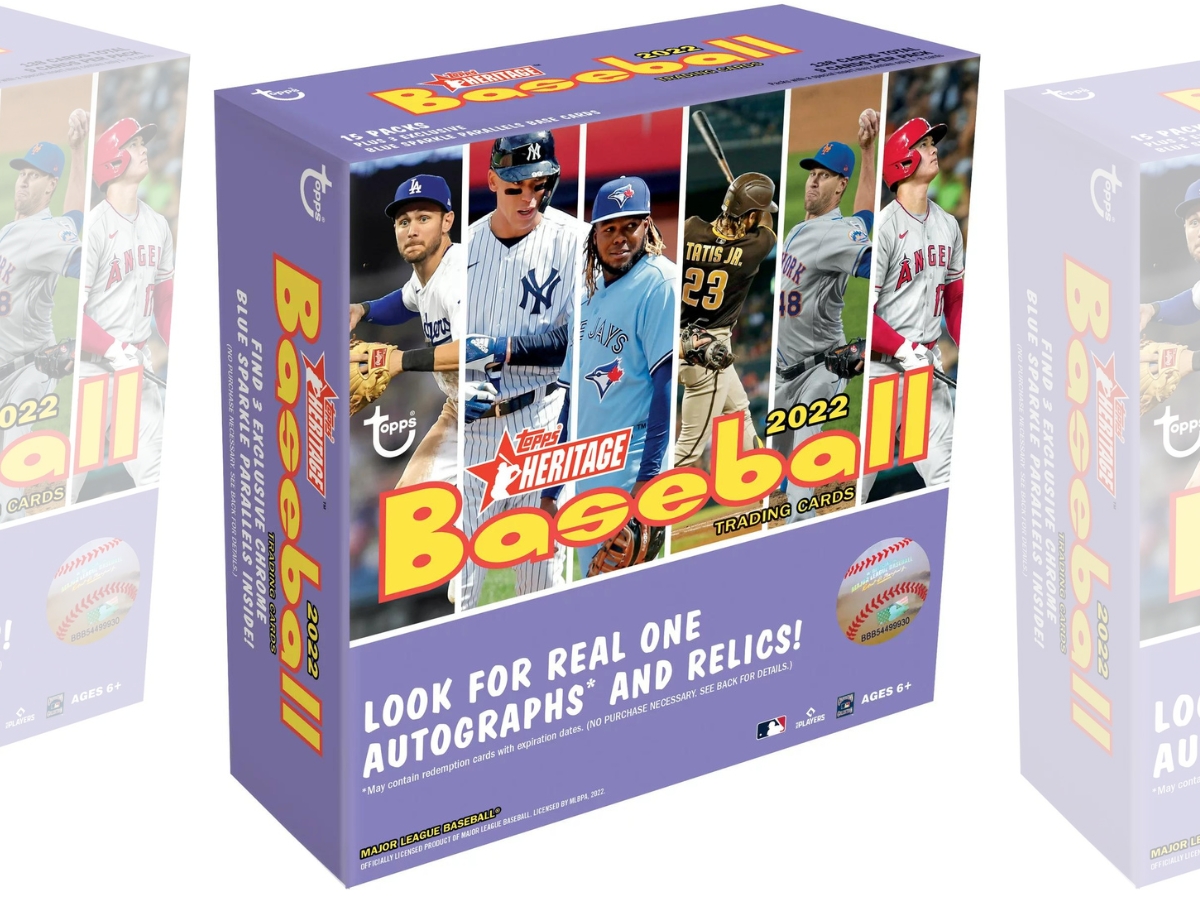 2022 Topps Heritage Baseball Cards Mega Box Just 39.98 Shipped on