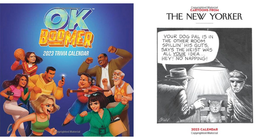 ok boomer and the new yorker calendars