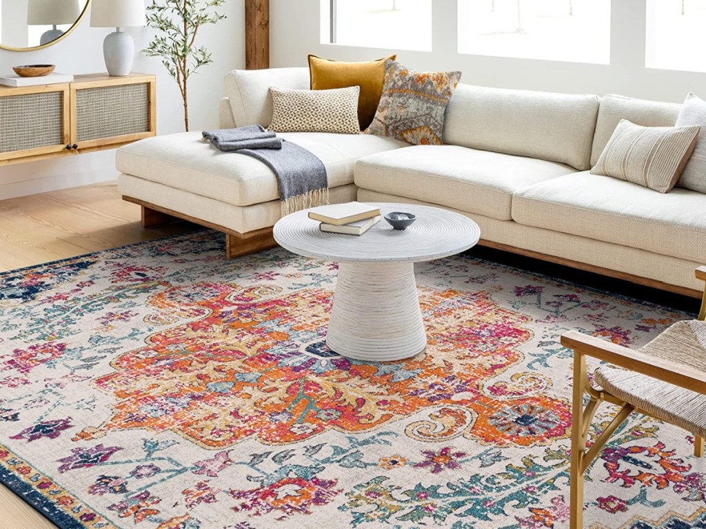 Artistic Weavers Odelia Vintage Bohemian 5'x7' Area Rug in living room