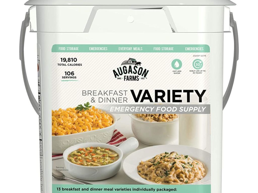 Augason Farms Breakfast & Dinner Variety Bucket