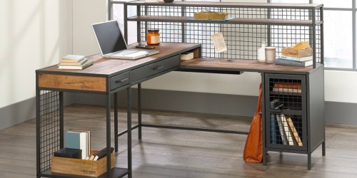 60% Off Walmart Furniture Clearance | L-Shaped Desk Only $188 Shipped (Reg. $329)