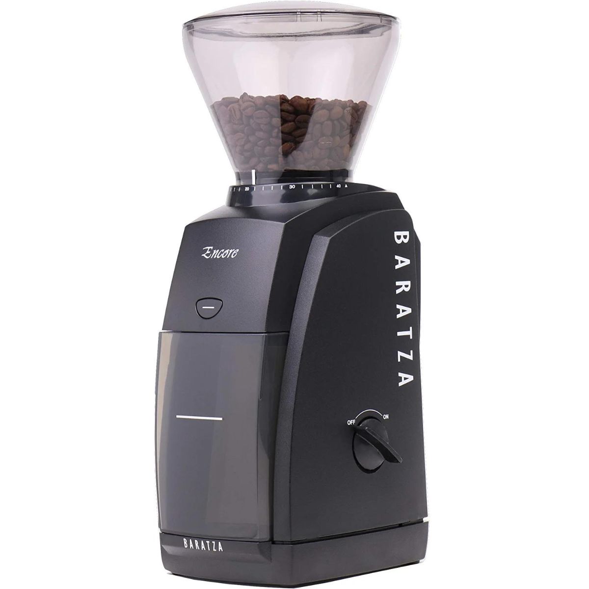 Baratza encore coffee grinder in black