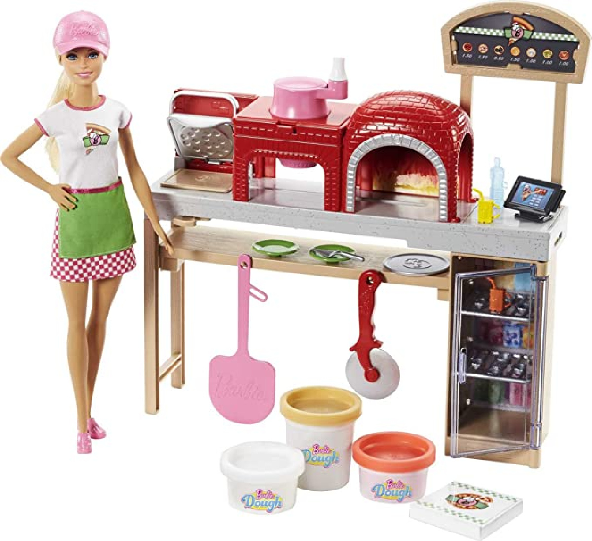 Barbie Doll Pizza Maker Playset & doll