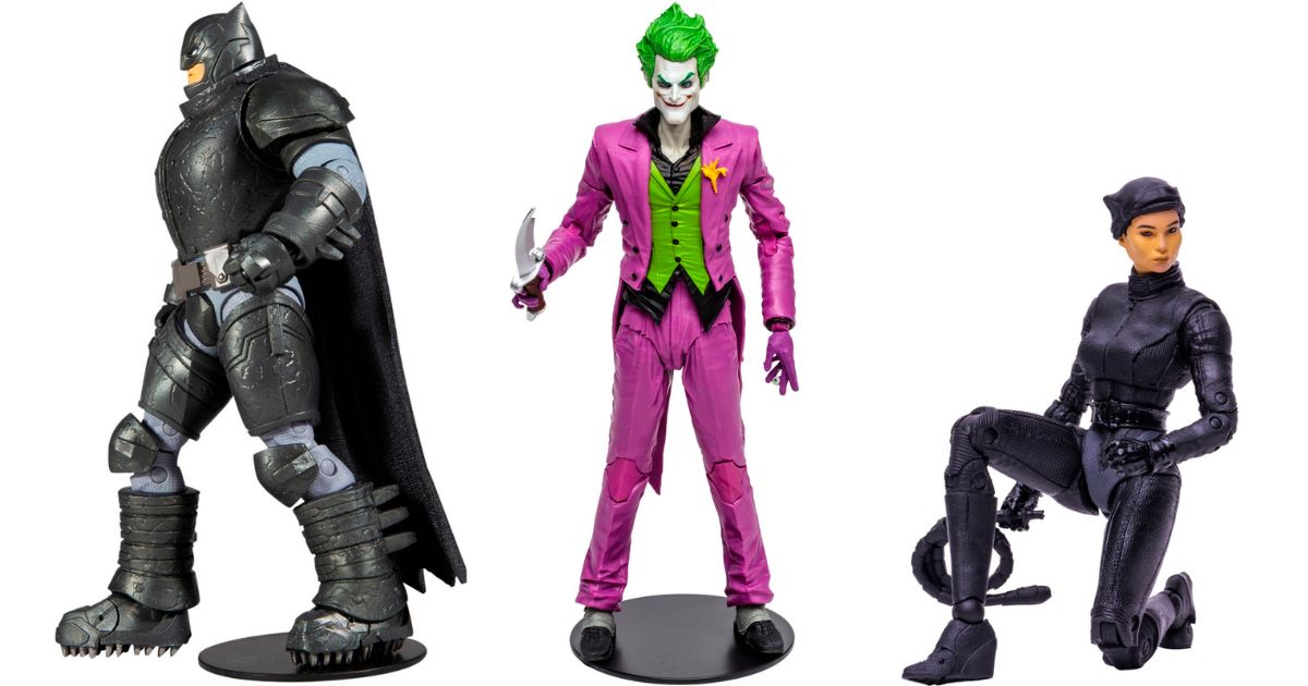 action figure Characters from Batman dark knight returns 
