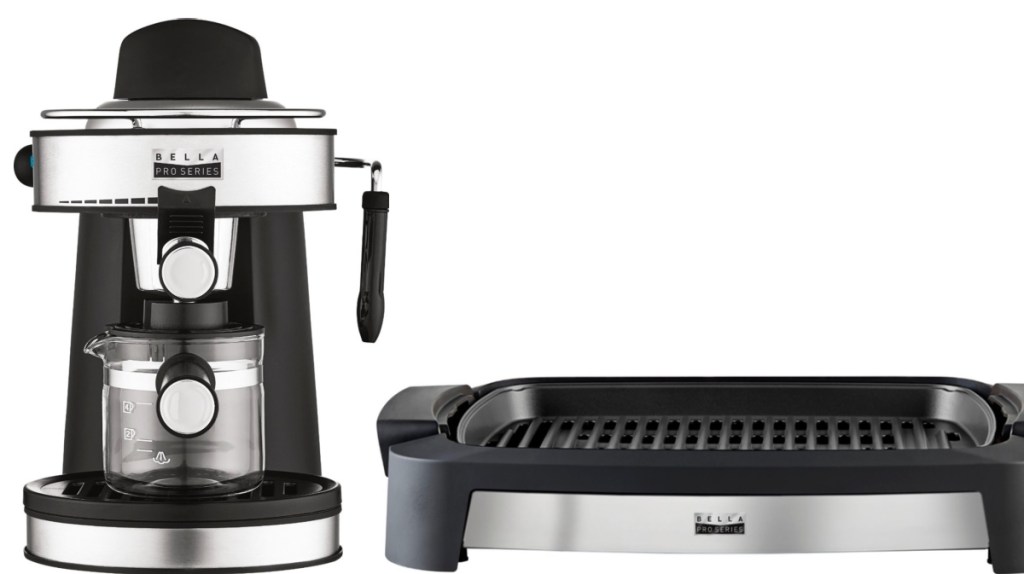 Bella Pro Series Electric Grill and expresso maker