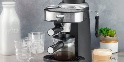 Bella Kitchen Appliance Sale on BestBuy.com | Espresso Machine w/ Milk Frother Just $29.99 Shipped