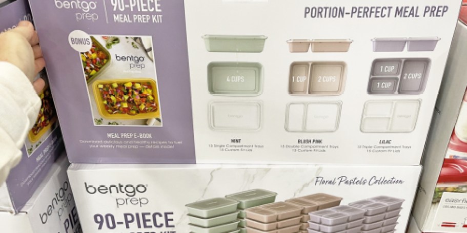 Bentgo 90-Piece Meal Prep Set Only $18.73 at Sam’s Club | Microwave, Freezer & Dishwasher Safe