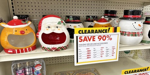 90% Off Big Lots Christmas Clearance | Decor, Mugs, Wreaths, Stockings & More from 40¢