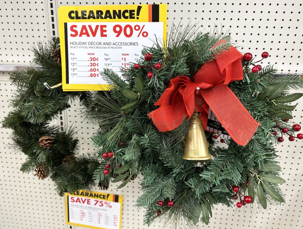 90 Off Big Lots Christmas Clearance Decor, Mugs, Wreaths, Stockings