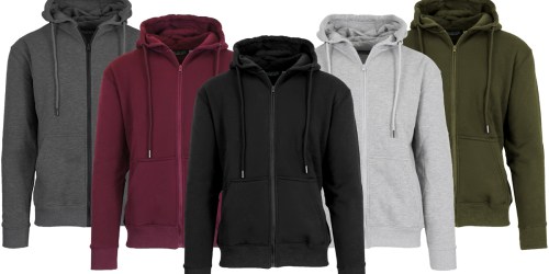 Fleece-Lined Full-Zip Hoodies 3-Pack Only $26.99 Shipped on Woot.com (Regularly $57)