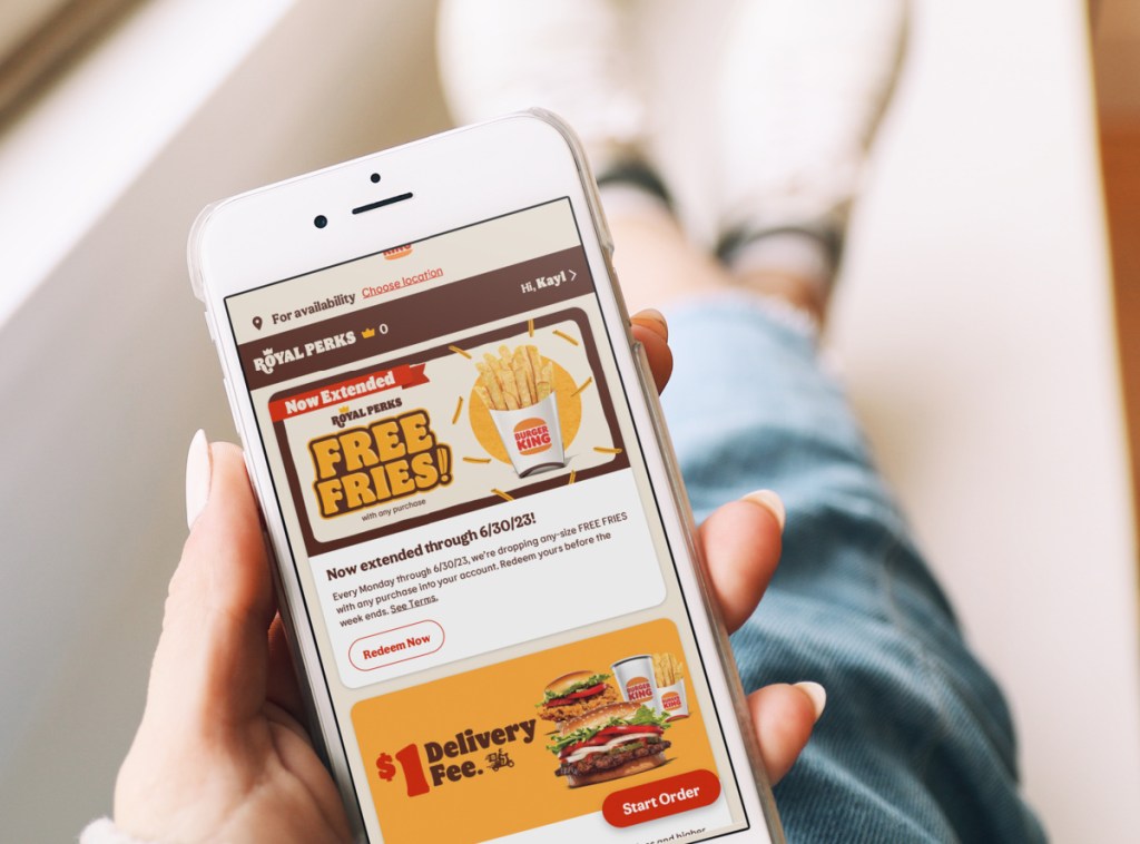 Burger King Coupons Using the BK App