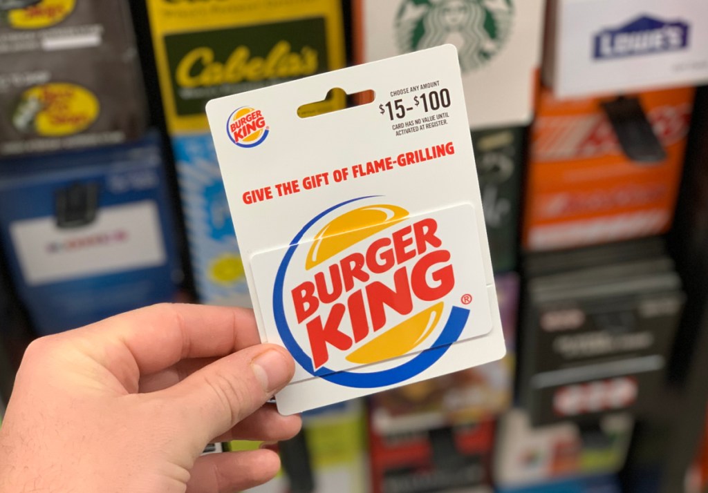 Burger King Hacks you must know include buying Discounted Gift Cards