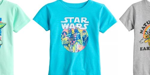 Toddler Graphic Tees from $2.79 on Kohls.com (Includes Disney & Star Wars Styles)
