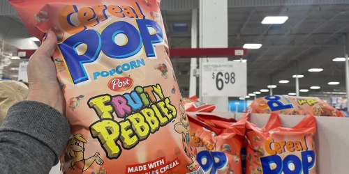 Cereal Pop Fruity Pebbles Popcorn 20z Bag Only $6.98 at Sam’s Club (In-Store & Online)