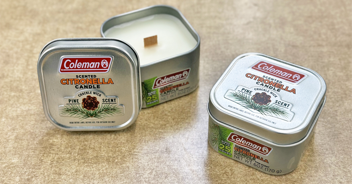 Coleman Pine-Scented Citronella Candle Only $2.94 on Amazon