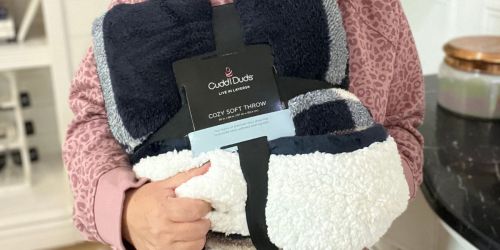 Cuddl Duds Sherpa Throw Only $13.59 on Kohls.com (Regularly $50) | Great Gift Idea!