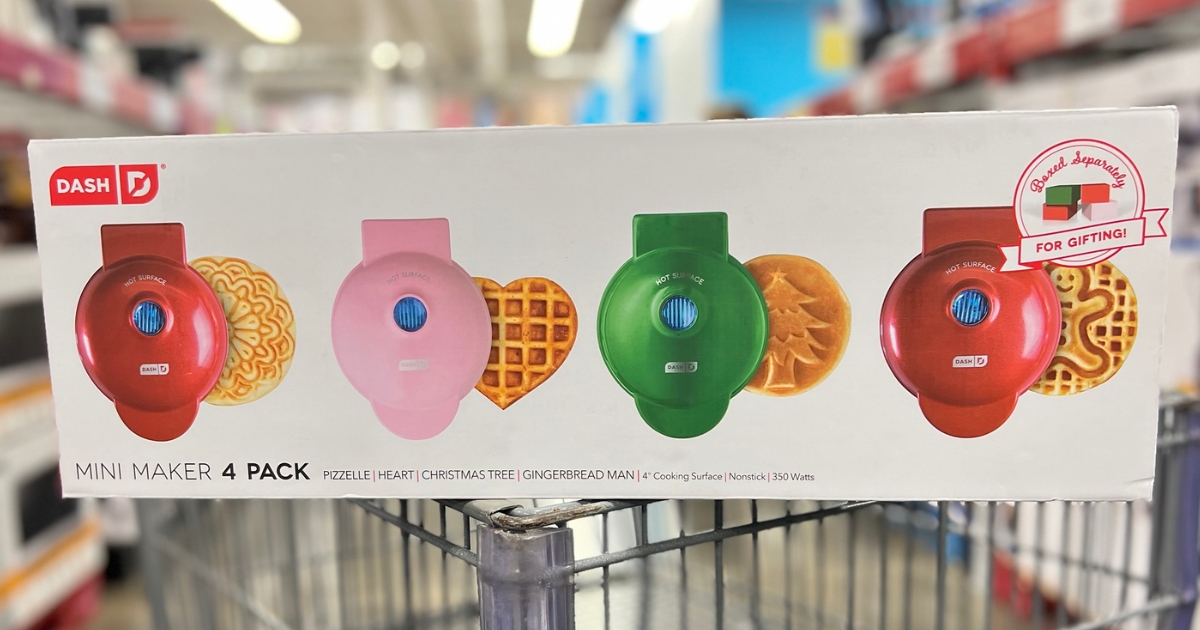 FOUR Dash Mini Waffle Makers ONLY $14.91 on Sam’sClub.com (Just $3.73 Each!)