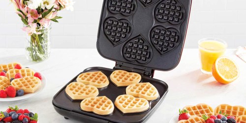Dash Multi Mini Heart Waffle Maker Only $24.98 on SamsClub.com (Perfect for Valentine’s Day)