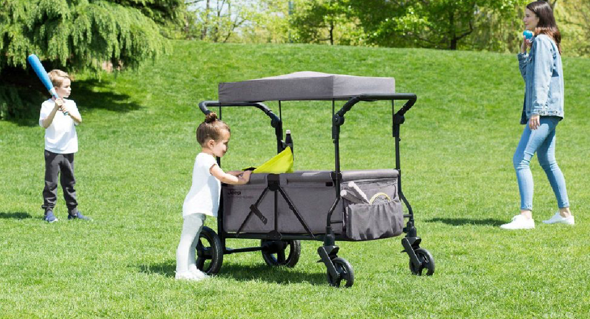 Jeep Wrangler Stroller Wagon Just $ Shipped on  (Reg. $320)  | Includes Includes Car Seat Adapter | Hip2Save