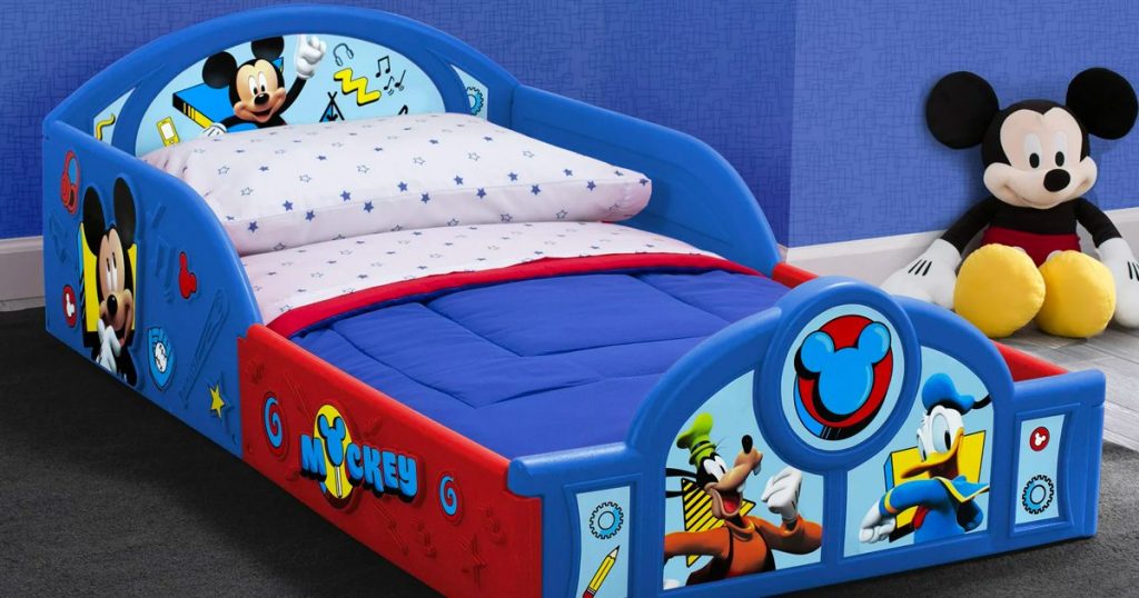 Delta Mickey Mouse Toddler Bed in child's room