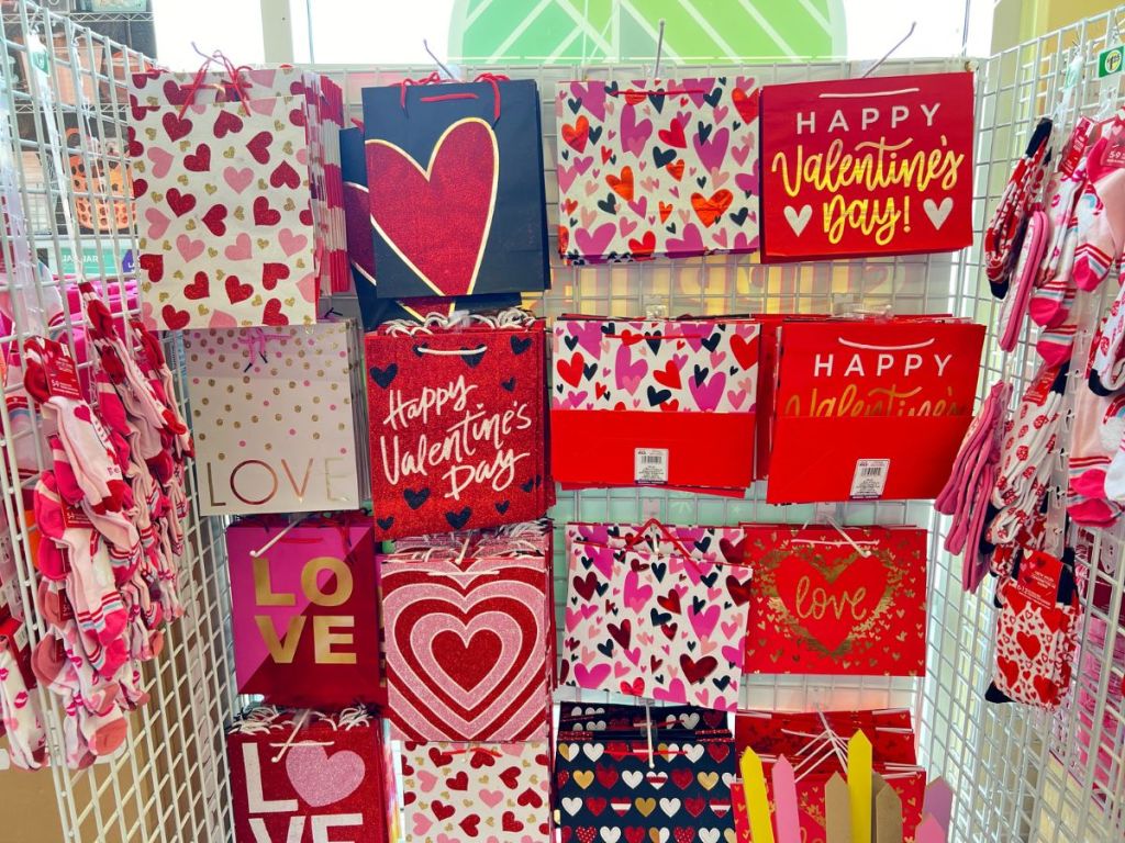 Dollar Store Valentine Gift Bags