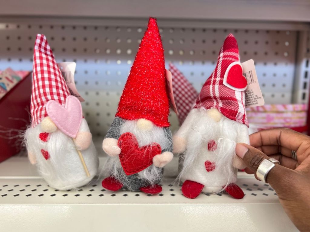 Dollar Store Valentine Gnomes