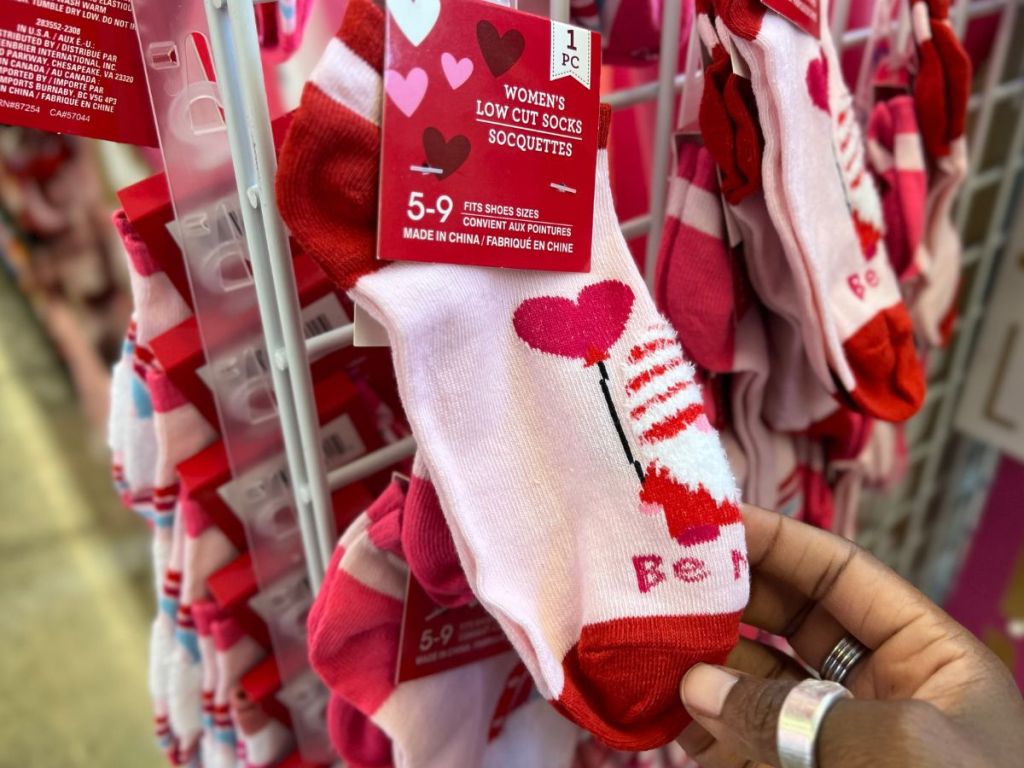 Dollar Store Valentine Women's Socks