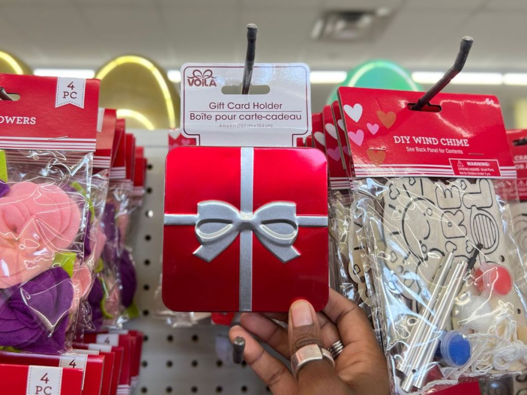 Dollar Store Valentine's Gift Card Holder