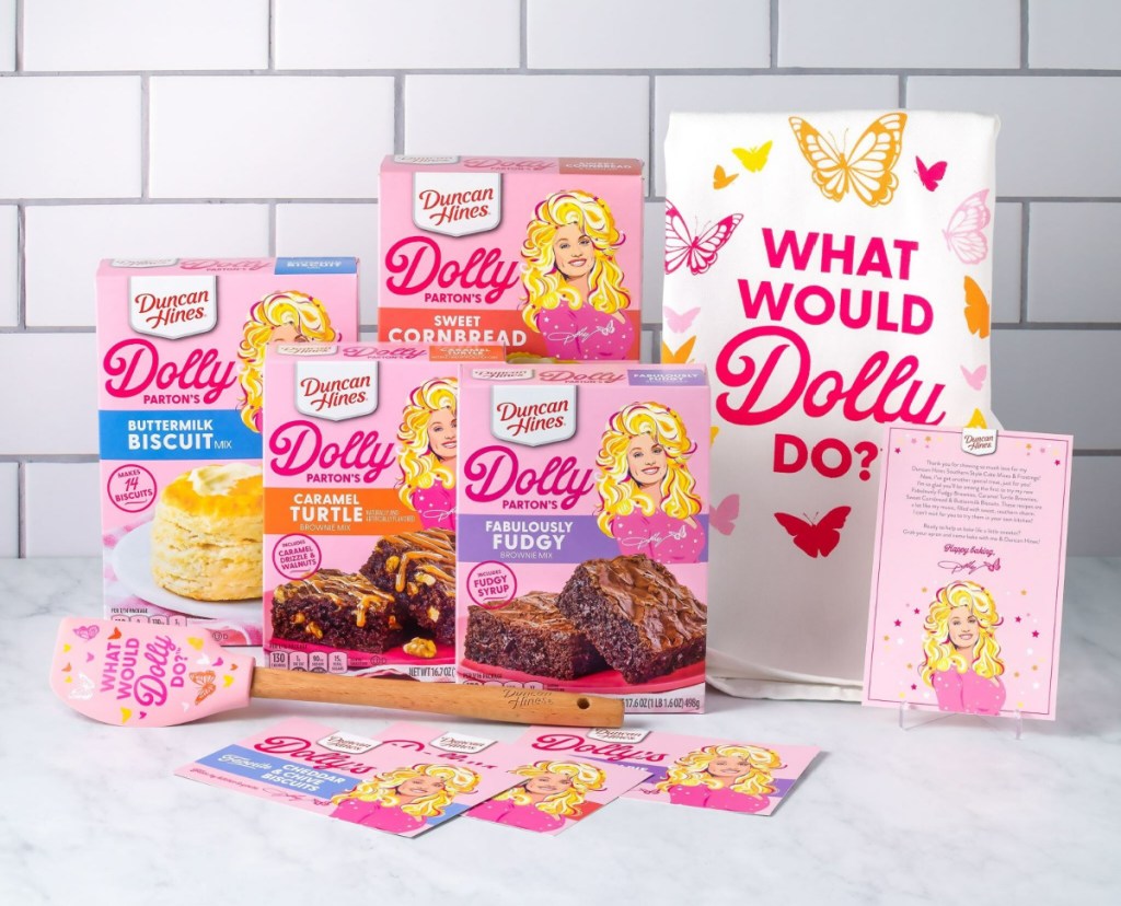 Limited Edition Dolly Parton Baking Collection From Duncan Hines