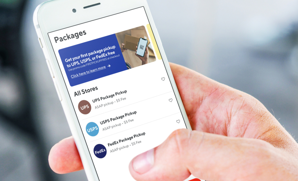 DoorDash Package Pickup Delivers Your Packages To The Carrier