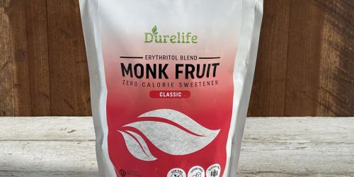 Monk Fruit Zero-Calorie Sweetener 5-Pound Bag Only $24.49 Shipped on Amazon | Keto & Diabetic Friendly