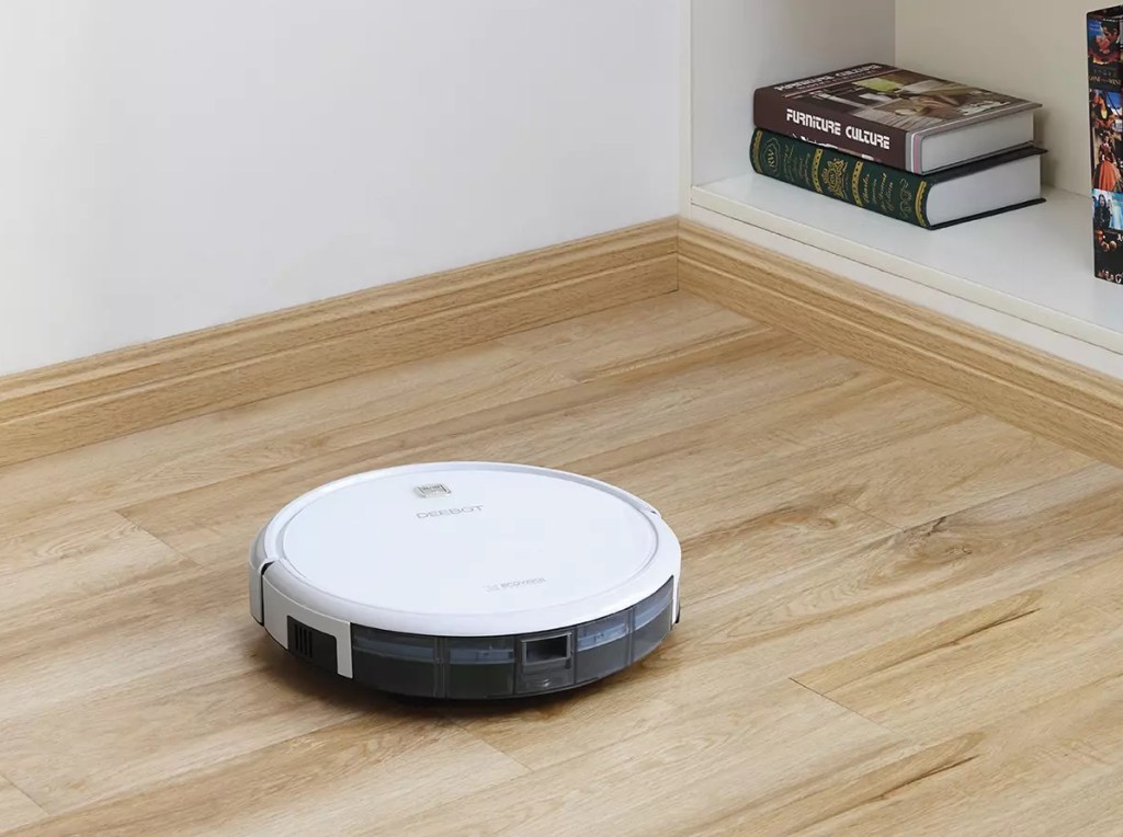 Robot vacuum cleaning hardwood floors
