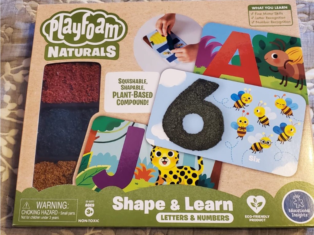 Educational Insights Playfoam Naturals Shape and Learn Letters & Numbers