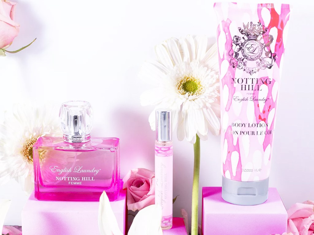 pink English Laundry Fragrance Gift Set
