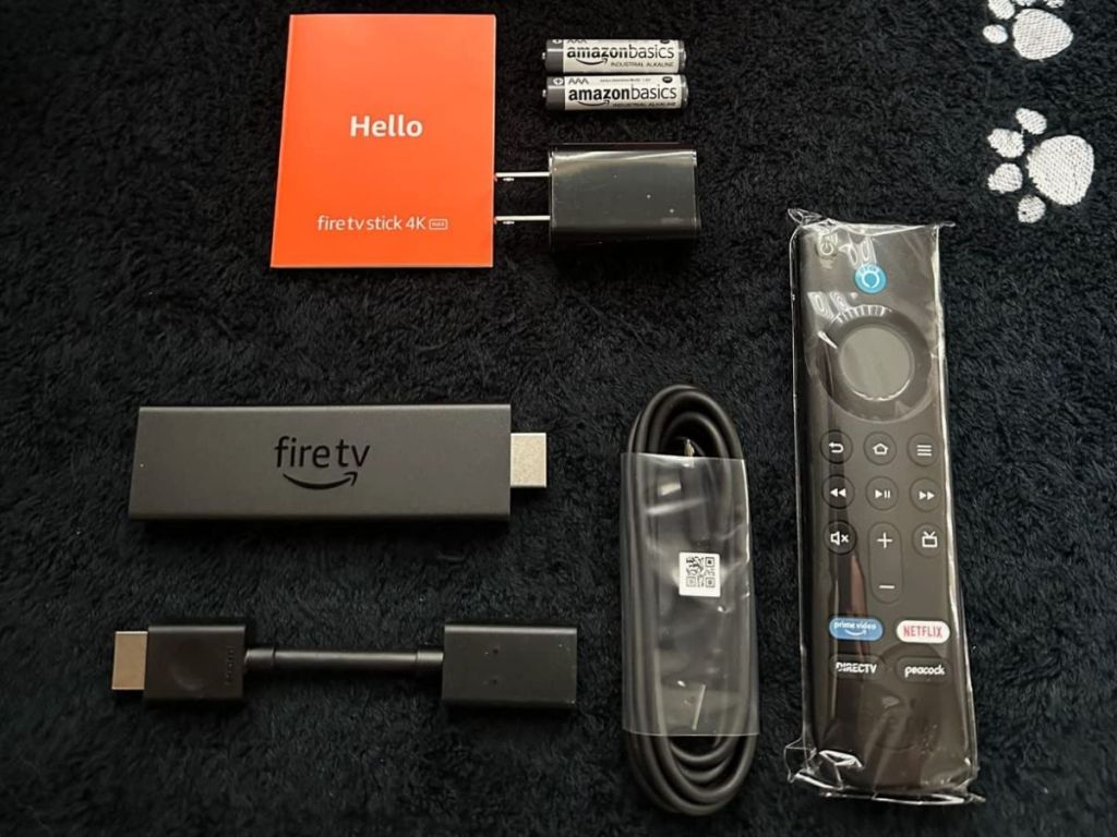 Contents of the Amazon Fire Stick 4K Max