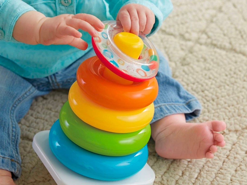 Fisher Price Rock-a-Stack ring stacking toy