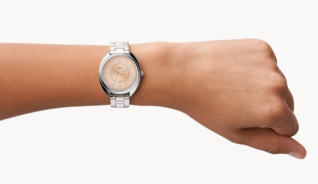 Fossil Gabby Three-Hand Date Stainless Steel Watch