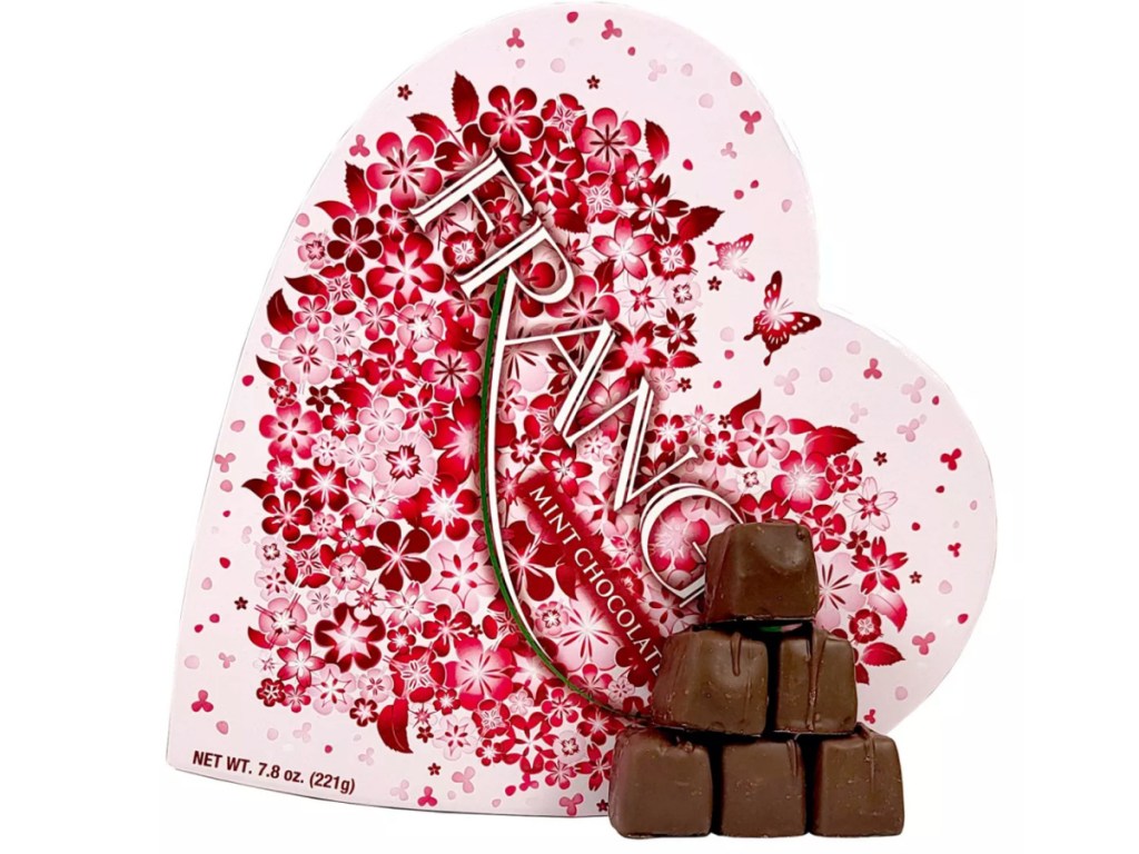 Frango Valentine's Day Heart Milk Mint Box of Chocolates