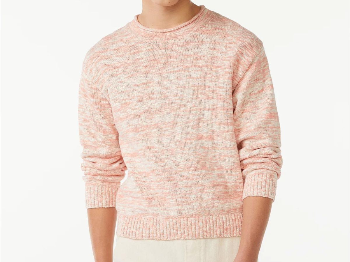 Free Assembly Boys Marled Roll Neck Sweater