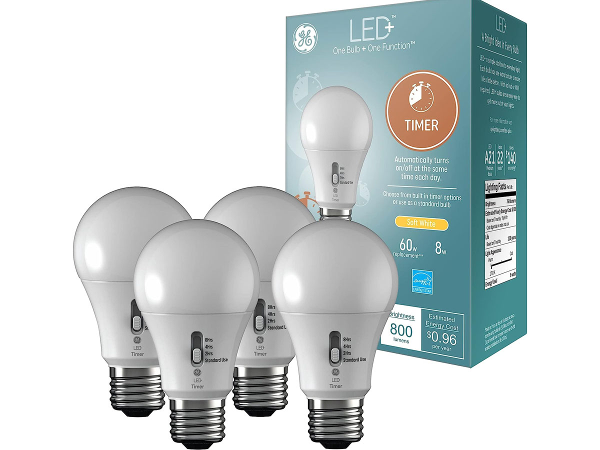 GE LED light bulb 4 pack