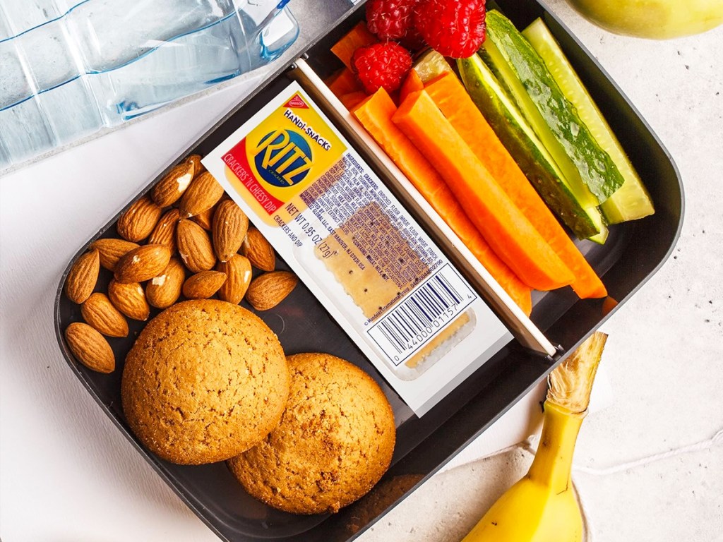 Handi-Snacks RITZ Crackers 'N Cheesy Dip pack in lunch box