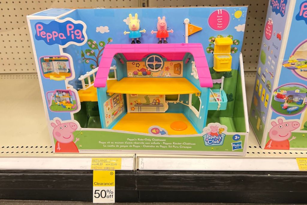 Peppa Pig - Peppa's Kids-Only Clubhouse on store shelf