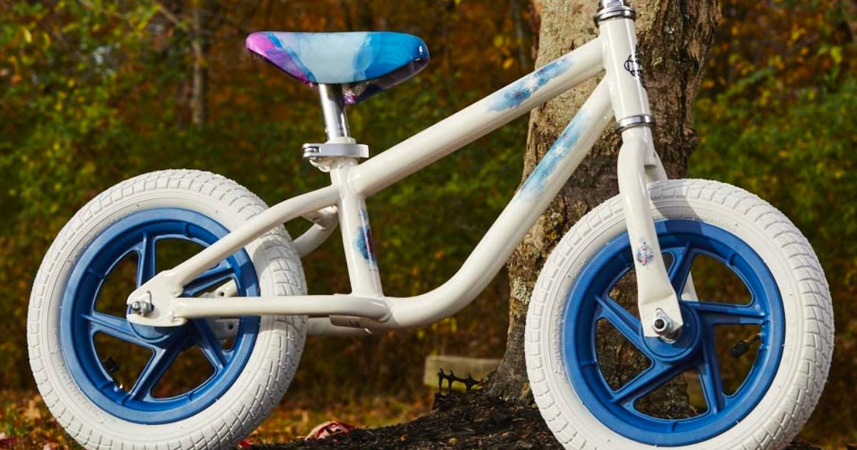 halfords frozen balance bike