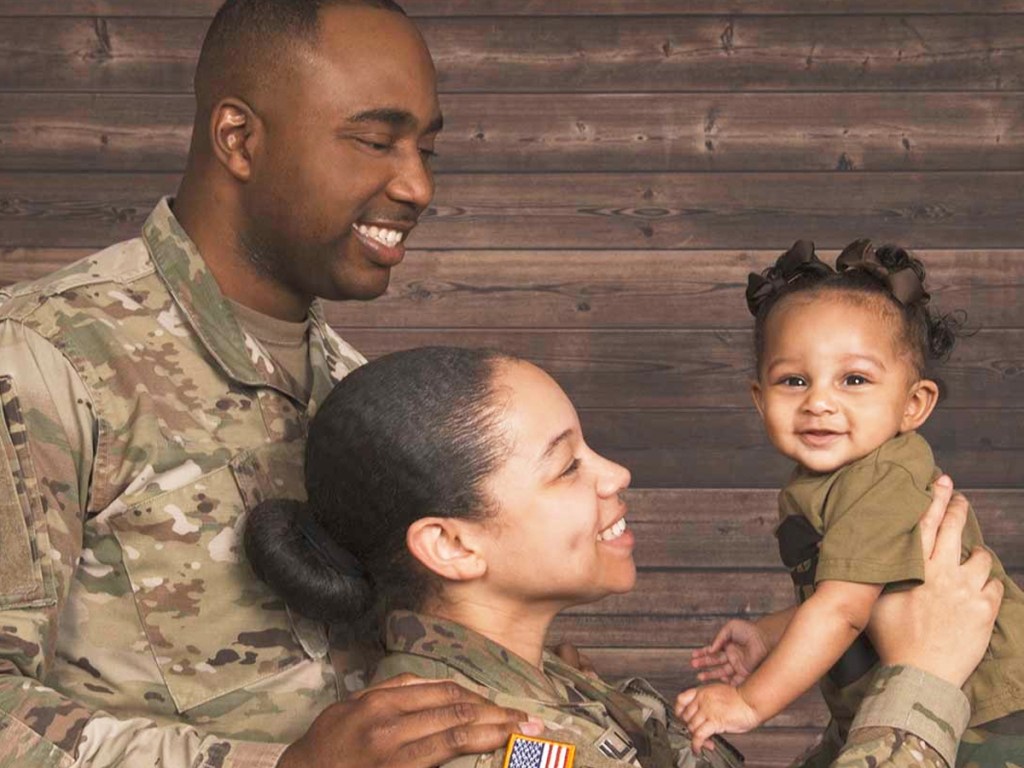 military family portrait