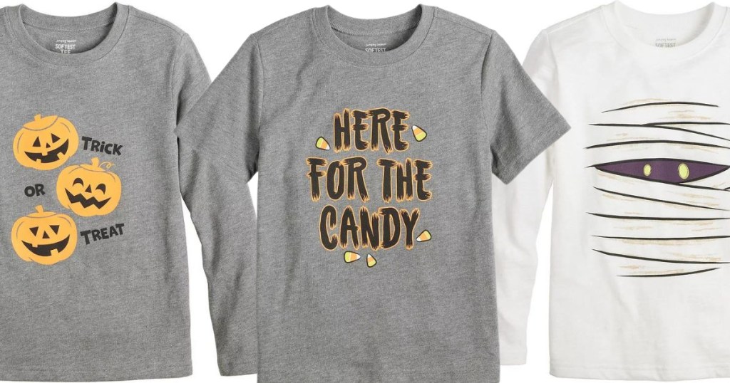 3 Halloween Graphic Tees for Boys from Kohls