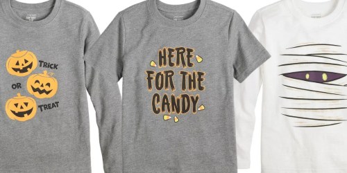 NEW Kohl’s Boys Halloween Clothing | Graphic Tees from $6!