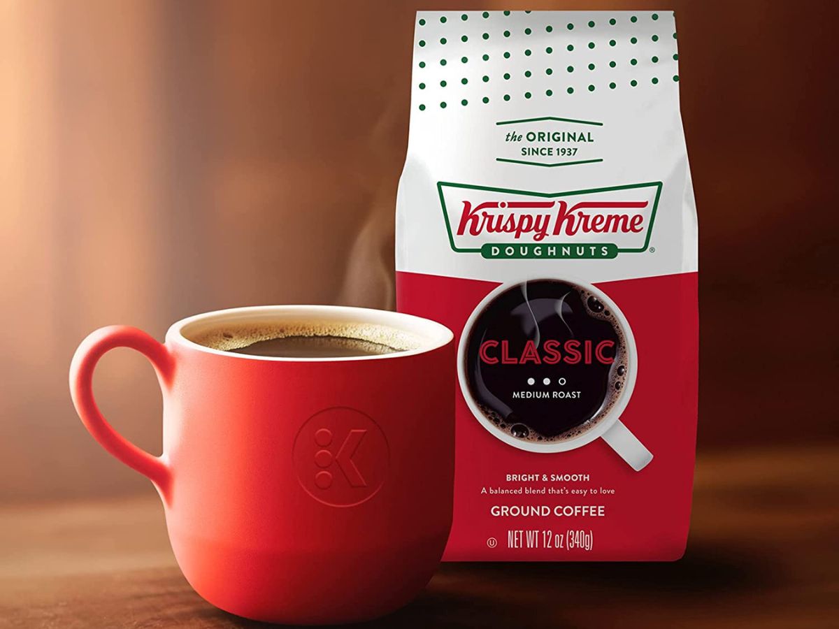 Krispy Kreme Ground Coffee 12oz Bag Only $5.60 Shipped on Amazon