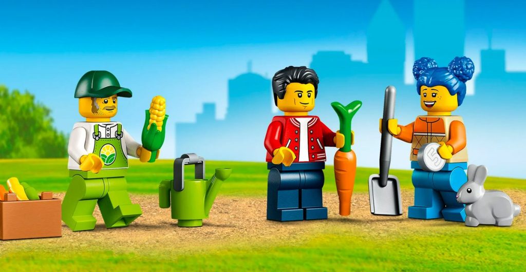 LEGO City Farmers Market Van Minifigures