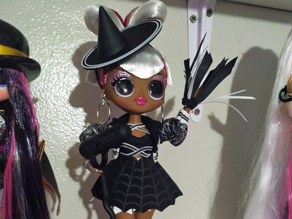 halloween themed lol surprise doll on shelf
